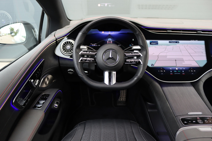 Mercedes-Benz EQS 580 4MATIC AMG Line 108 kWh | Luchtvering | Hyperscreen | Achterasbesturing | Distronic+ | Stoelventilatie | Massage | HUD | Verwarmd Stuurwiel | Digital Light |