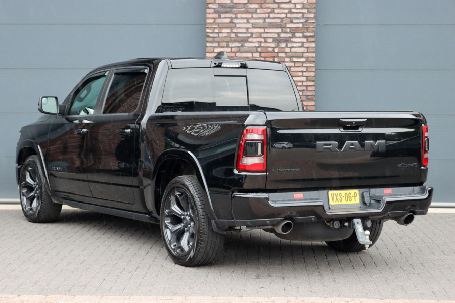 Dodge Ram 1500 5.7 V8 4x4 Crew Cab Limited | Prins-LPG | Luchtvering | Stoelventilatie V+A | Trekhaak | Panoramadak | ACC | Android Auto/Apple Carplay | HUD | Harman&Kardon | Surround Camera |