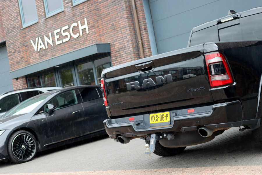 Dodge Ram 1500 5.7 V8 4x4 Crew Cab Limited | Prins-LPG | Luchtvering | Stoelventilatie V+A | Trekhaak | Panoramadak | ACC | Android Auto/Apple Carplay | HUD | Harman&Kardon | Surround Camera |