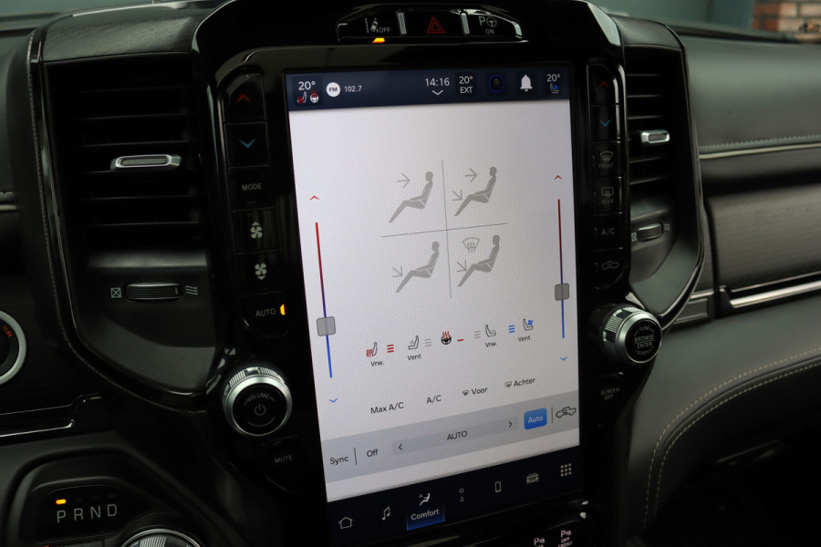 Dodge Ram 1500 5.7 V8 4x4 Crew Cab Limited | Prins-LPG | Luchtvering | Stoelventilatie V+A | Trekhaak | Panoramadak | ACC | Android Auto/Apple Carplay | HUD | Harman&Kardon | Surround Camera |