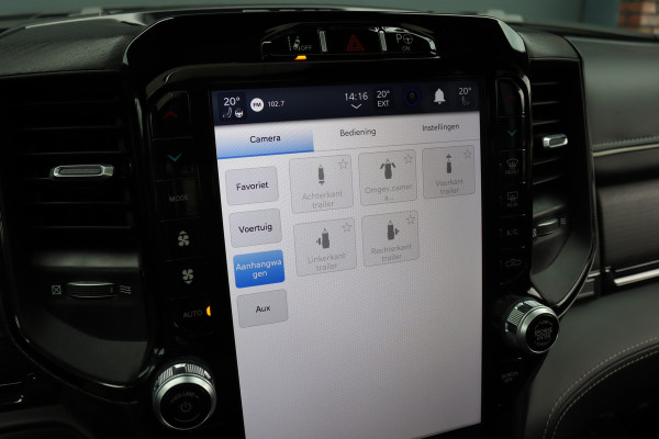 Dodge Ram 1500 5.7 V8 4x4 Crew Cab Limited | Prins-LPG | Luchtvering | Stoelventilatie V+A | Trekhaak | Panoramadak | ACC | Android Auto/Apple Carplay | HUD | Harman&Kardon | Surround Camera |