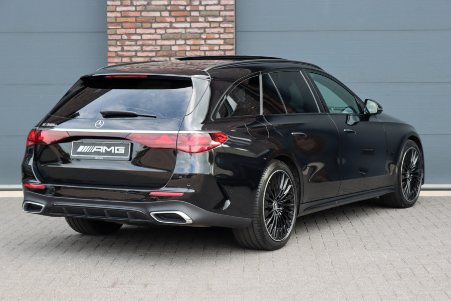 Mercedes-Benz E-Klasse Estate 300 e AMG Line | Hyperscreen | Distronic+ | Nappa Leder | Burmester | Massage | Stoelventilatie | Digital Light | Trekhaak | Pamoramdak | HUD | Verwarmd Stuurwiel |