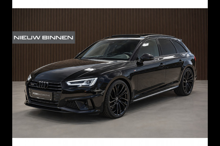 Audi A4 Avant 45 TFSI quattro Sport S line black edition S-Line | Panoramadak | Bang & Olufsen | Standkachel | Head-Up Display | Apple Carplay | Keyless | Trekhaak | LED | Cruise Control | Navigatie | Camera
