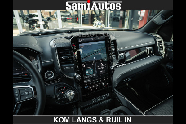 Dodge Ram LIMITED 2027 5.7 V8 HEMI | €79.950 excl excl | MAXIMAAL UITGERUST | NIEUWE KLEUR Granite Crystal Pearl met Ebony Red interior se DUBBELE CABINE | 5 PERSOONS | DC | Allernieuwste Limited 2027 in nieuwe kleur Granite Crystal Pearl  – volledig uitgerust met alle opties.