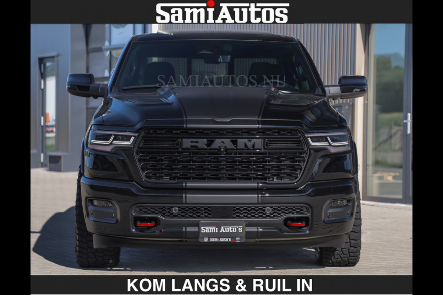 Dodge Ram LIMITED 2027 5.7 V8 HEMI | € 79950 excl excl | MAXIMAAL UITGERUST | DUBBELE CABINE | 5 PERSOONS | DC | Allernieuwste Limited uitvoering – volledig uitgerust met alle opties.