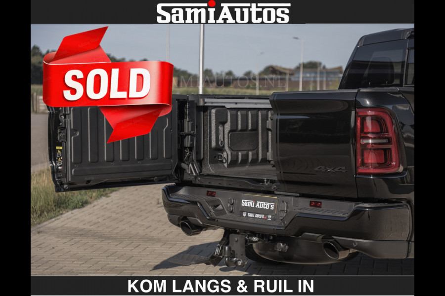 Dodge Ram Limited H.O 540HP 706Nm | € 84.950 excl | De Meest Luxe en Volle Pick-Up in zijn Klasse | LUCHTVERING | HUD | Massage + Full Opt Comfortabele Dubbele Cabine met Royale 5 Zitplaatsen | BPM vrij | Nu Leverbaar uit Voorraad | Voorraad Nr 2300 - 7689 | De specialist in Amerikaanse pick‑ups in Nederland en Europa.