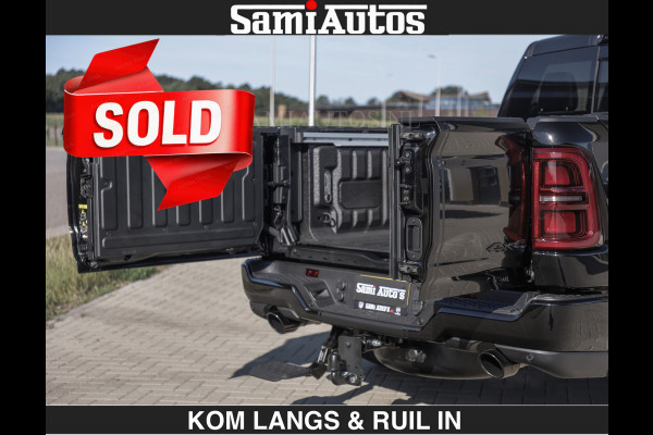 Dodge Ram Limited H.O 540HP 706Nm | € 84.950 excl | De Meest Luxe en Volle Pick-Up in zijn Klasse | LUCHTVERING | HUD | Massage + Full Opt Comfortabele Dubbele Cabine met Royale 5 Zitplaatsen | BPM vrij | Nu Leverbaar uit Voorraad | Voorraad Nr 2300 - 7689 | De specialist in Amerikaanse pick‑ups in Nederland en Europa.