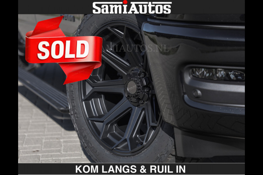 Dodge Ram Limited H.O 540HP 706Nm | € 84.950 excl | De Meest Luxe en Volle Pick-Up in zijn Klasse | LUCHTVERING | HUD | Massage + Full Opt Comfortabele Dubbele Cabine met Royale 5 Zitplaatsen | BPM vrij | Nu Leverbaar uit Voorraad | Voorraad Nr 2300 - 7689 | De specialist in Amerikaanse pick‑ups in Nederland en Europa.