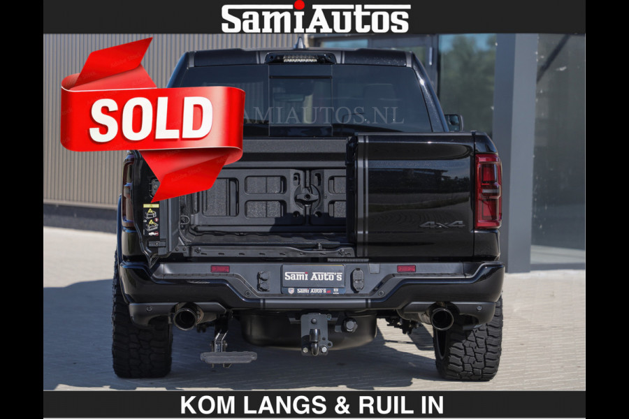Dodge Ram Limited H.O 540HP 706Nm | € 84.950 excl | De Meest Luxe en Volle Pick-Up in zijn Klasse | LUCHTVERING | HUD | Massage + Full Opt Comfortabele Dubbele Cabine met Royale 5 Zitplaatsen | BPM vrij | Nu Leverbaar uit Voorraad | Voorraad Nr 2300 - 7689 | De specialist in Amerikaanse pick‑ups in Nederland en Europa.
