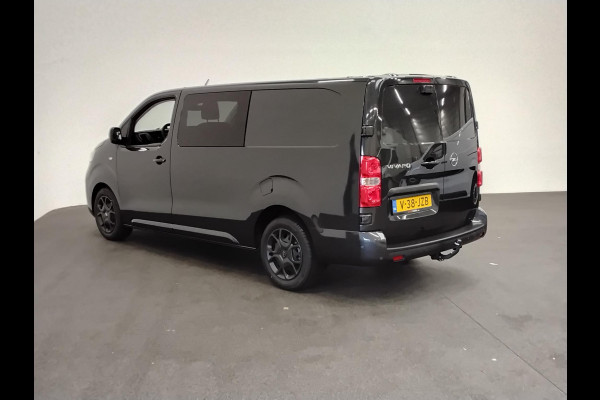 Opel Vivaro 1.5 Diesel 120pk L3 Dubbele Cabine Apple Carplay /  Android Auto Parkeersensoren V+A Trekhaak Camera Navigatie Cruise Control LED koplampen houten afwerking laadruimte