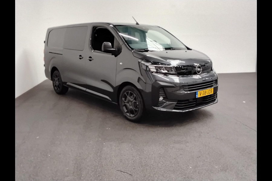 Opel Vivaro 1.5 Diesel 120pk L3 Dubbele Cabine Apple Carplay /  Android Auto Parkeersensoren V+A Trekhaak Camera Navigatie Cruise Control LED koplampen houten afwerking laadruimte