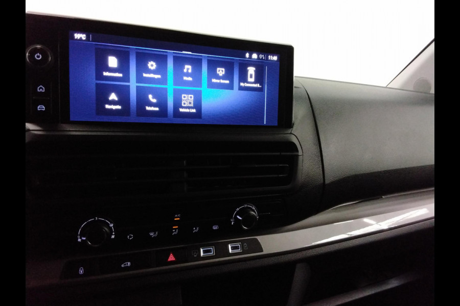 Opel Vivaro 1.5 Diesel 120pk L3 Dubbele Cabine Apple Carplay /  Android Auto Parkeersensoren V+A Trekhaak Camera Navigatie Cruise Control LED koplampen houten afwerking laadruimte