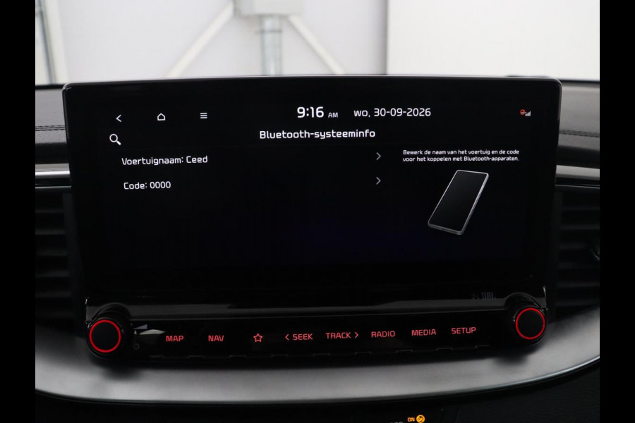 Kia Ceed 1.0 T-GDi GT-PlusLine | Panoramadak | Leder/alcantara | Stuur/stoel verwarming | Camera | Carplay | JBL | Dodehoek detectie | Memory | Virtual Dashboard | Full LED |