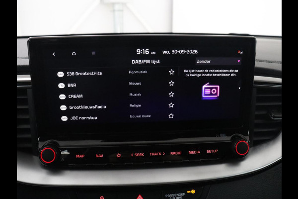 Kia Ceed 1.0 T-GDi GT-PlusLine | Panoramadak | Leder/alcantara | Stuur/stoel verwarming | Camera | Carplay | JBL | Dodehoek detectie | Memory | Virtual Dashboard | Full LED |