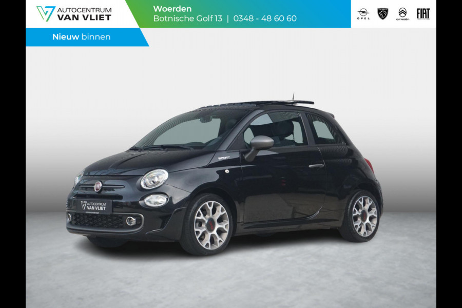 Fiat 500 1.0 Hybrid Sport schuif-/ kanteldak