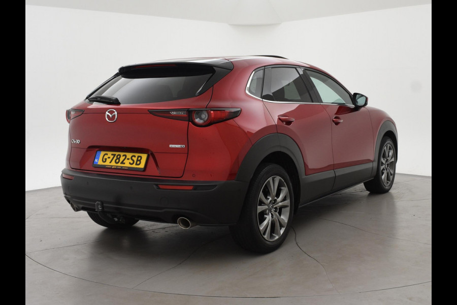 Mazda CX-30 2.0 e-SkyActiv-X M HYBRID LUXURY + TREKHAAK | BOSE | ADAPTIVE CRUISE | 360 CAMERA | SCHUIFDAK
