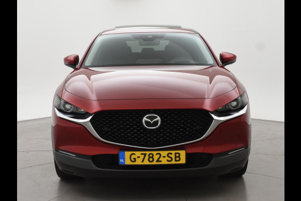 Mazda CX-30 2.0 e-SkyActiv-X M HYBRID LUXURY + TREKHAAK | BOSE | ADAPTIVE CRUISE | 360 CAMERA | SCHUIFDAK