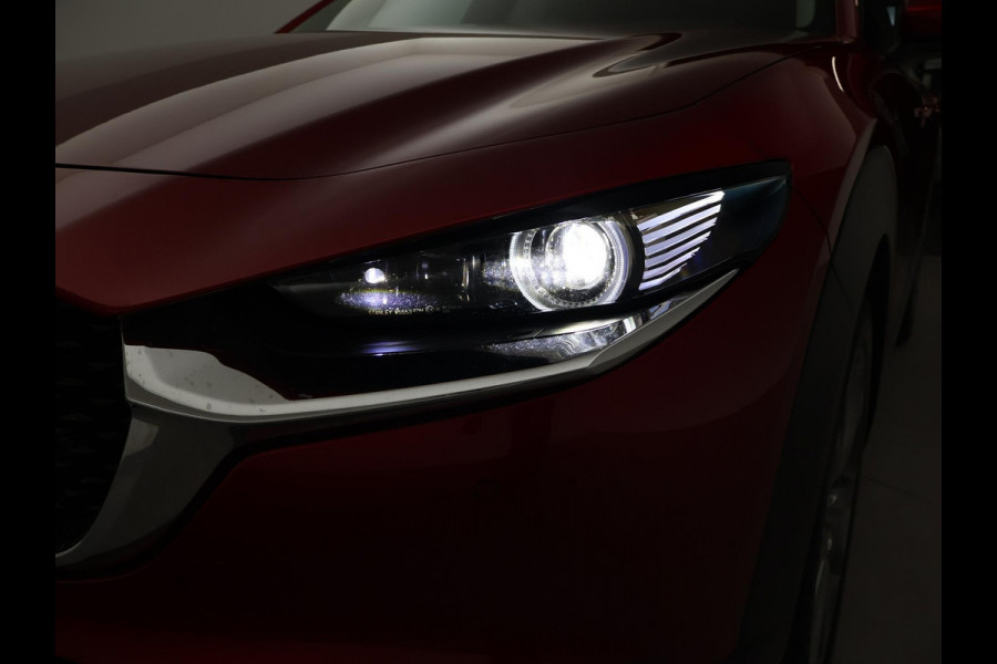 Mazda CX-30 2.0 e-SkyActiv-X M HYBRID LUXURY + TREKHAAK | BOSE | ADAPTIVE CRUISE | 360 CAMERA | SCHUIFDAK