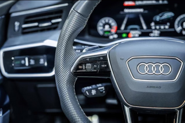 Audi A6 Avant 50 Tfsi e Quattro S-LINE ** MATRIX, LEDER, TREKH, ACC, HuD, VERW. STUUR ** 1e EIG - UNFALLFREI ** ** INFORMEER OOK NAAR ONZE AANTREKKELIJKE FINANCIAL-LEASE TARIEVEN **