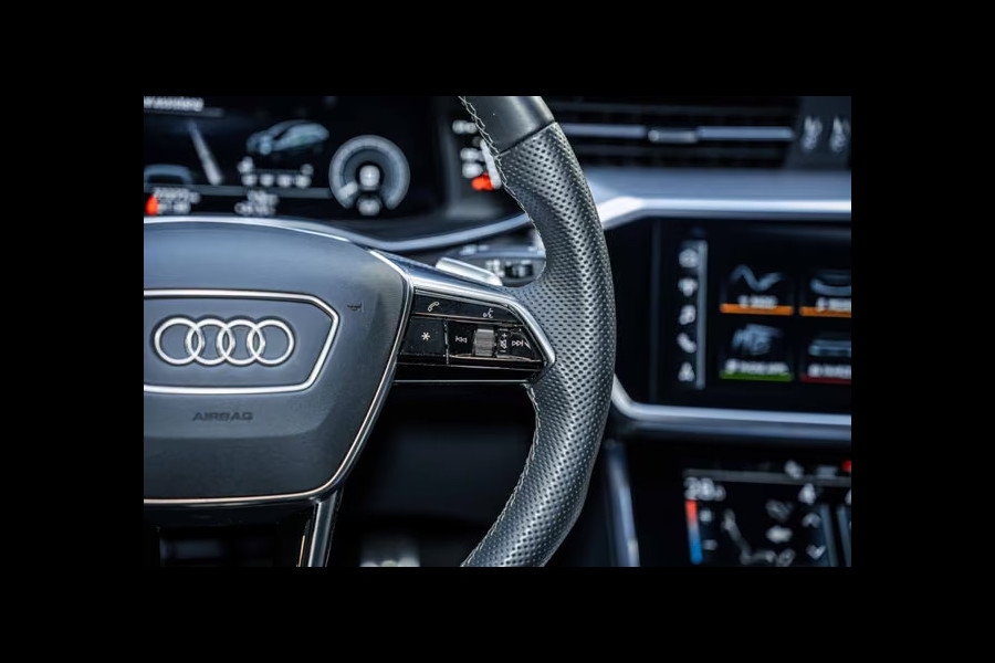 Audi A6 Avant 50 Tfsi e Quattro S-LINE ** MATRIX, LEDER, TREKH, ACC, HuD, VERW. STUUR ** 1e EIG - UNFALLFREI ** ** INFORMEER OOK NAAR ONZE AANTREKKELIJKE FINANCIAL-LEASE TARIEVEN **