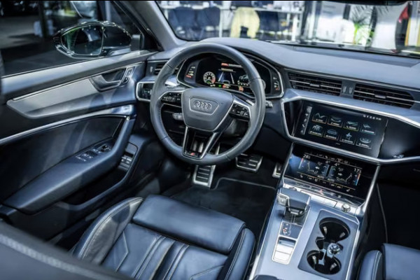 Audi A6 Avant 50 Tfsi e Quattro S-LINE ** MATRIX, LEDER, TREKH, ACC, HuD, VERW. STUUR ** 1e EIG - UNFALLFREI ** ** INFORMEER OOK NAAR ONZE AANTREKKELIJKE FINANCIAL-LEASE TARIEVEN **