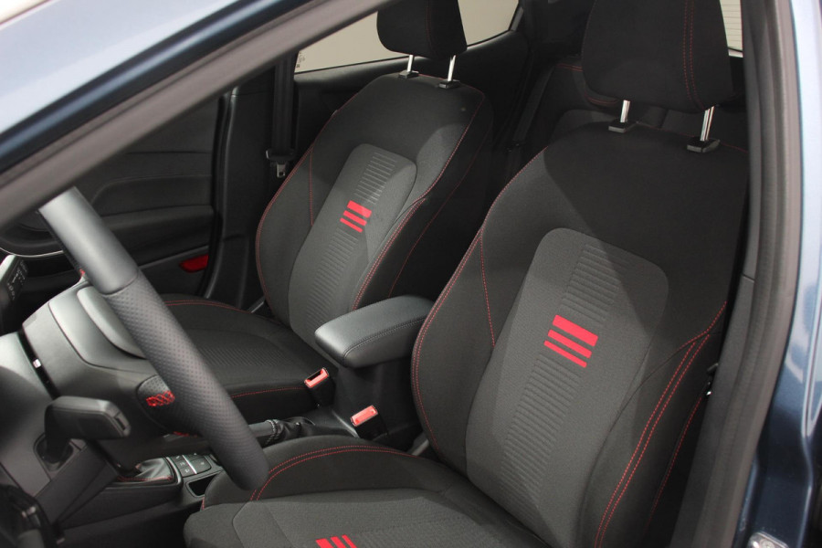 Ford Fiesta 1.0 EcoBoost 101pk ST-Line Navigatie Apple Carplay/Android Auto Camera Cruise Control Stoel- en stuurverwarming Verwarmde voorruit Getinte ramen