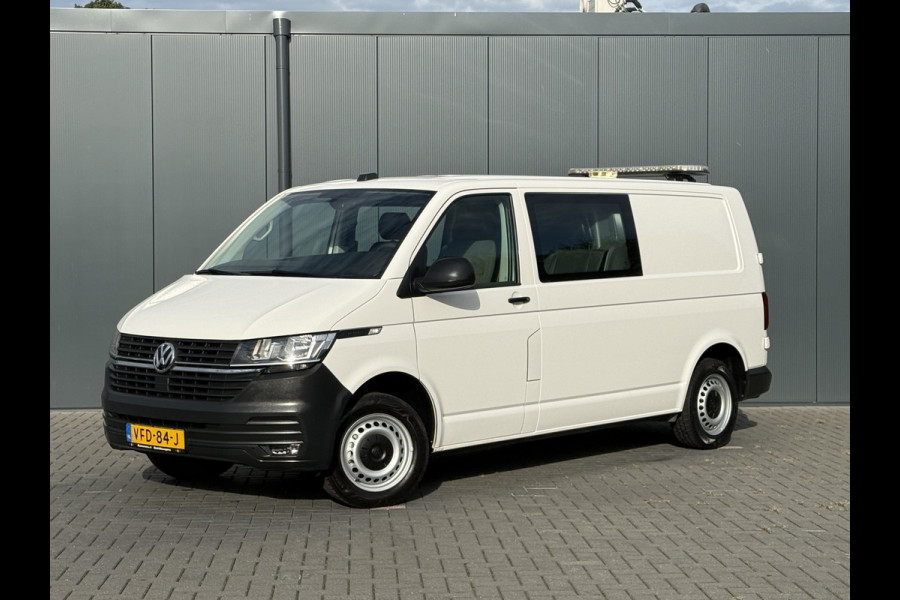 Volkswagen Transporter 2.0 TDI 111 PK / L2H1 / DUBBELE CABINE / 1e EIG. / TREKHAAK / CRUISE / CARPLAY / AIRCO / PDC