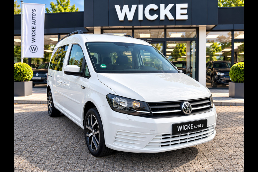 Volkswagen Caddy TSI 5 persoon dubel schuifdeur PDC Clima Stoelverw. ACC