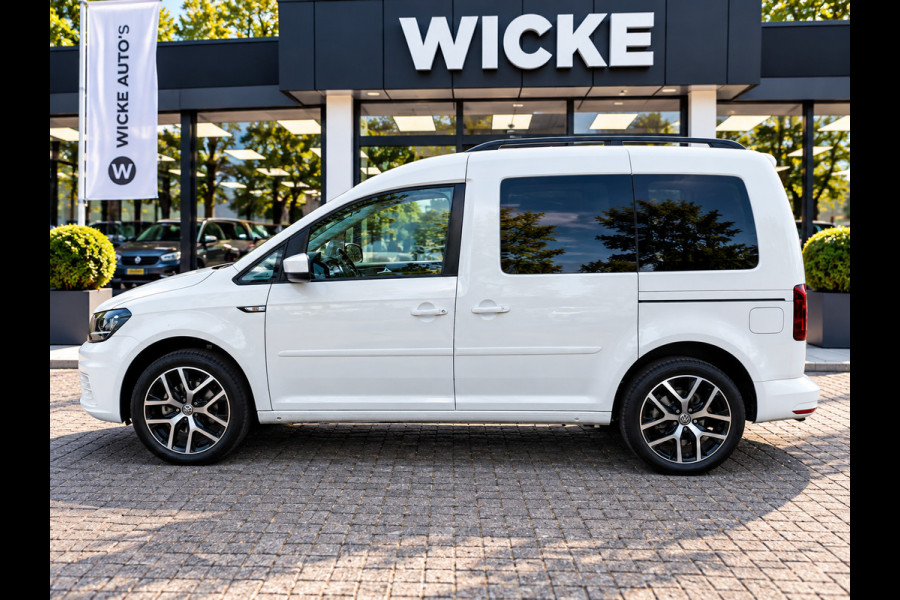 Volkswagen Caddy TSI 5 persoon dubel schuifdeur PDC Clima Stoelverw. ACC