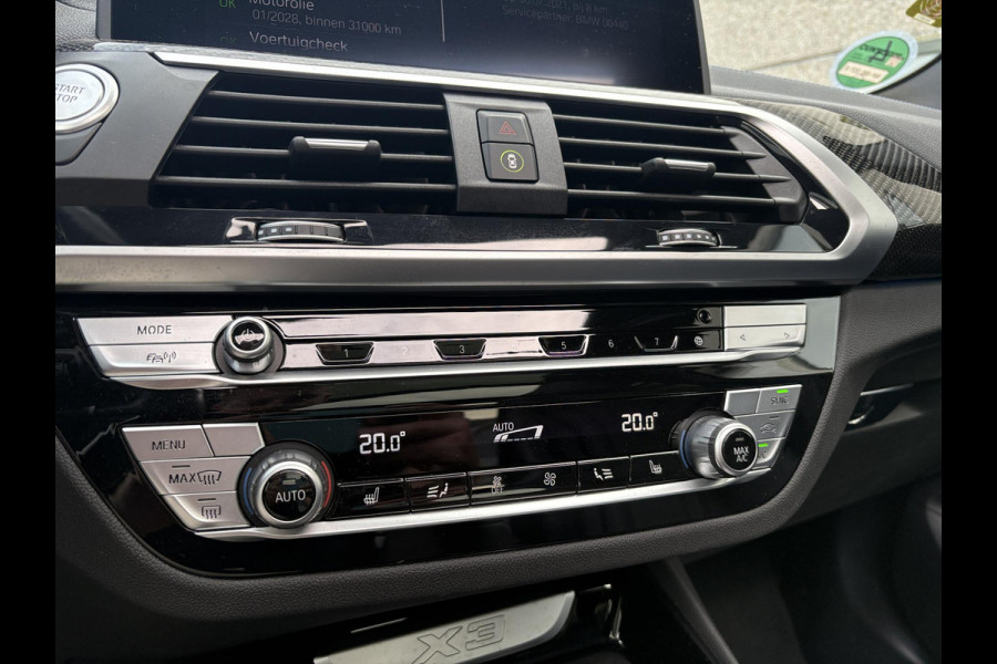 BMW X3 xDrive30e High Executive | M pakket | Panoramadak | Trekhaak | 21 inch | 360 Camera | Leder | Stoelverwarming voor + achter | Hifi | Geheugenstoelen