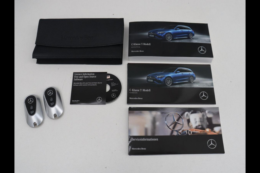 Mercedes-Benz C-Klasse 300e AMG-Line | SOH 97.7 | Leder/alcantara | Adaptive cruise | Memory | 360 camera | Sfeerverlichting | Burnmester | Stoelverwarming | Full LED |