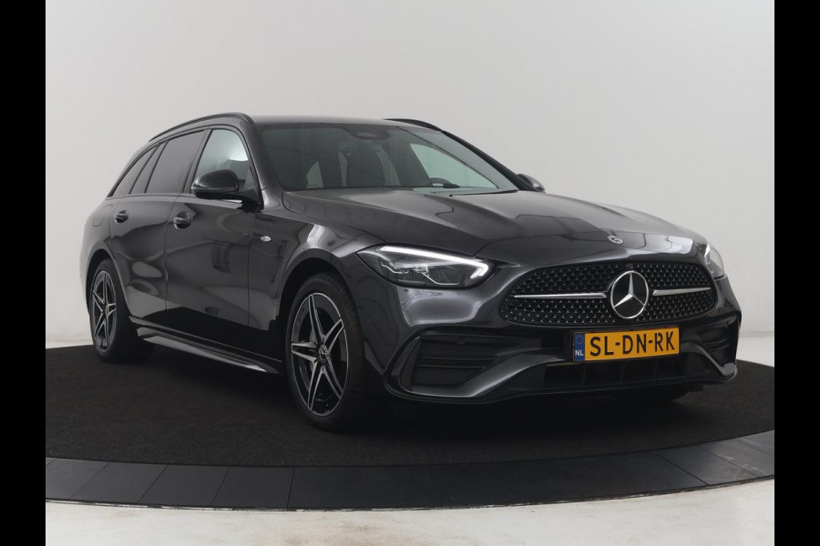 Mercedes-Benz C-Klasse 300e AMG-Line | SOH 97.7 | Leder/alcantara | Adaptive cruise | Memory | 360 camera | Sfeerverlichting | Burnmester | Stoelverwarming | Full LED |