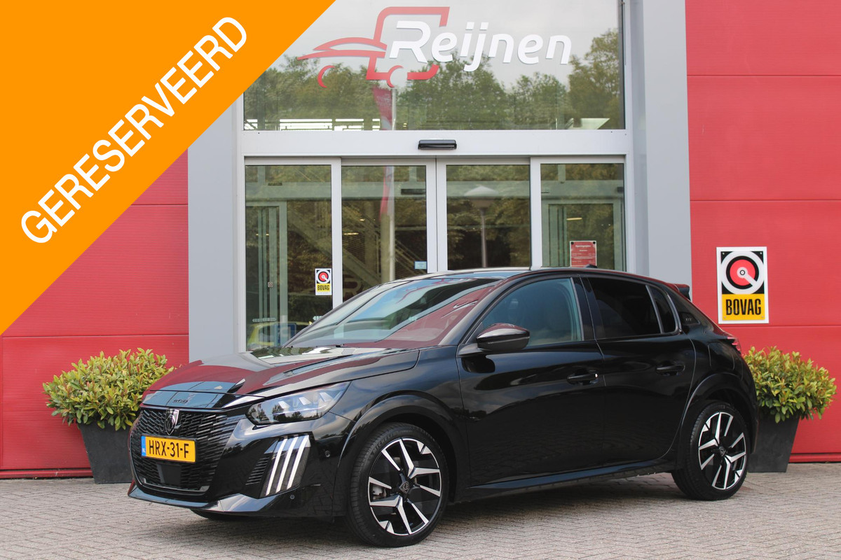 Peugeot 208 1.2 Hybrid 145PK AUTOMAAT GT | CAMERA VOOR + ACHTER | NAVIGATIE | DRAADLOZE APPLE CARPLAY/ANDROID AUTO | FULL LED KOPLAMPEN | LICHTMETALEN VELGEN 17" | DODEHOEK DETECTIE | DRAADLOZE TELEFOONLADER | KEYLESS ENTRY/START | DAB+ RADIO | ADAPTIVE CRUISE CONTROL | CLIMATE CONTROL |