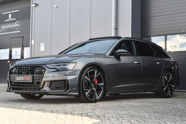 Audi A6 Avant 55 TFSI e quattro Competition 3x S-Line, RS Seats, Carbon, Pano, Matrix, B&O, 360, Memory, Keyless, ACC, Trekhaak!