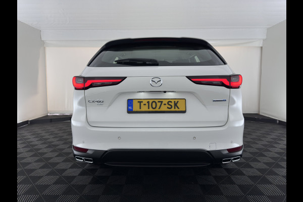 Mazda CX-60 2.5 e-SkyActiv PHEV Exclusive-Line AWD [3-Fase] (Plug-in) (INCL-BTW) Aut. *LEATHER | FULL-LED | BLINDSPOT | HEATED/COOLED-COMFORTSEATS | MEMORY-PACK | DIGI-COCKPIT | KEYLESS | DAB | NAVI-FULLMAP | CAMERA | CARPLAY | SHIFTPADDLES | HEAD-UP | 20"ALU*