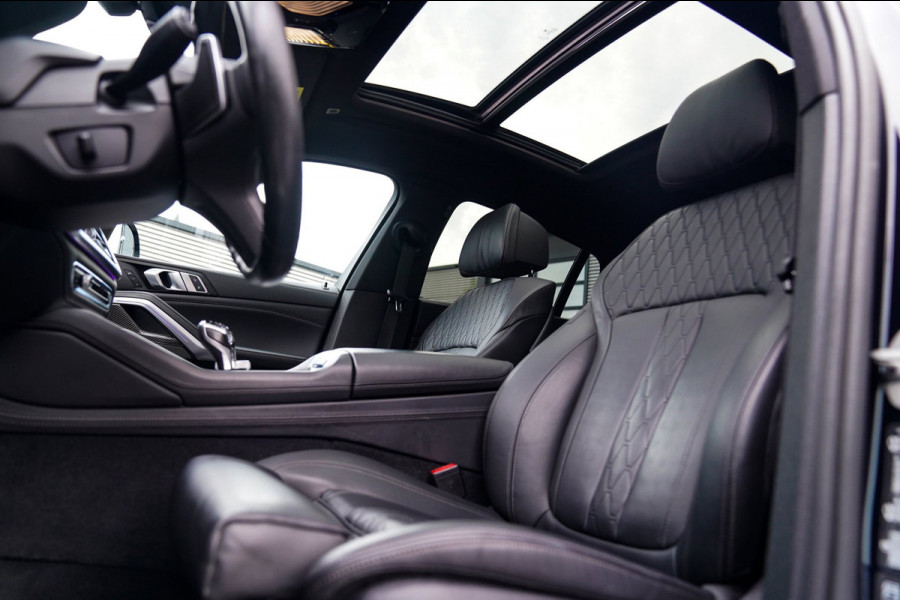 BMW X6 XDrive40i High Executive | Panorama | 360cam | Carbon | Adaptieve cruise control | Kristallen pook | 22 inch | Dealer onder