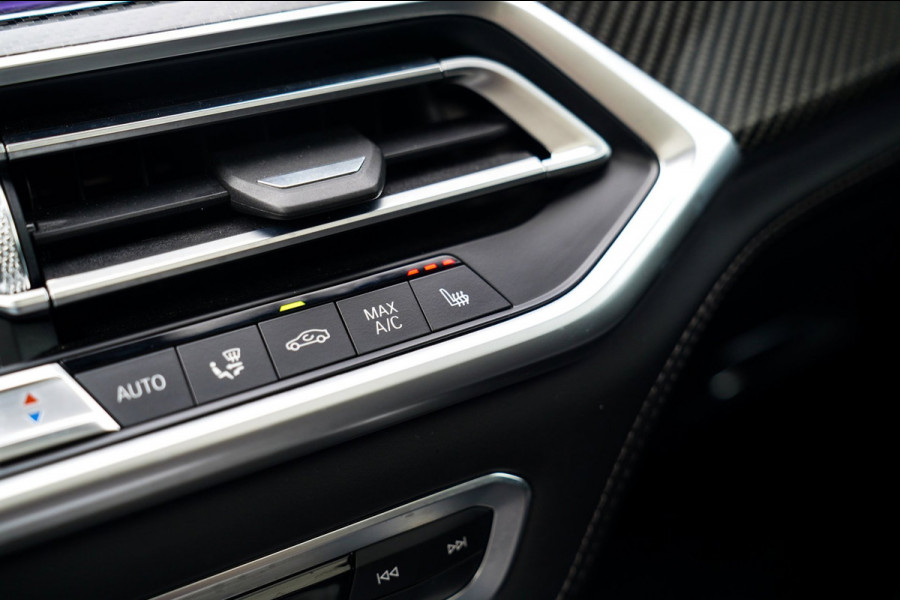 BMW X6 XDrive40i High Executive | Panorama | 360cam | Carbon | Adaptieve cruise control | Kristallen pook | 22 inch | Dealer onder