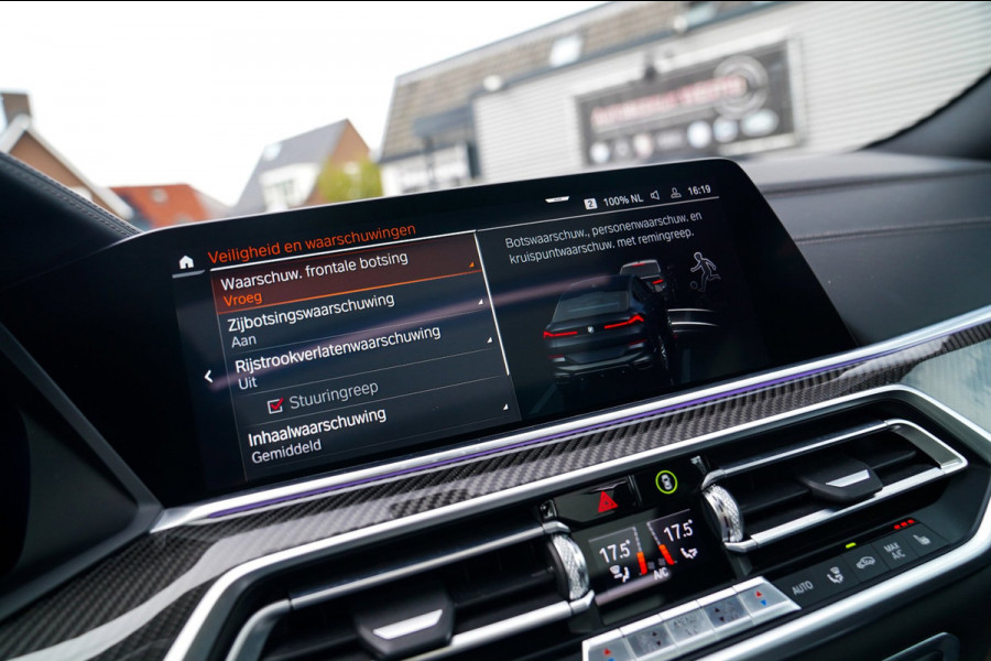 BMW X6 XDrive40i High Executive | Panorama | 360cam | Carbon | Adaptieve cruise control | Kristallen pook | 22 inch | Dealer onder