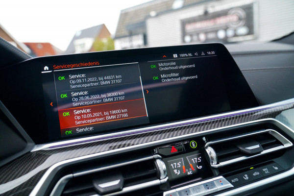 BMW X6 XDrive40i High Executive | Panorama | 360cam | Carbon | Adaptieve cruise control | Kristallen pook | 22 inch | Dealer onder