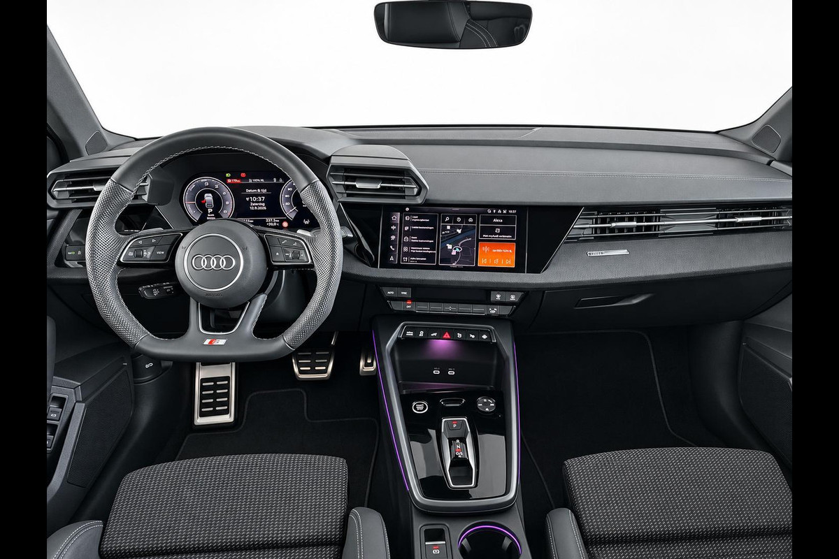 Audi A3 Sportback 40 TFSI e 204pk Automaat S-Line edition DEMO ! Comfort pakket Plus Lichtmetalen Velgen 18" Matrix Led Parkeer sensoren Camera Cruise Control Adaptive Navigatie Apple Carplay/Android Auto