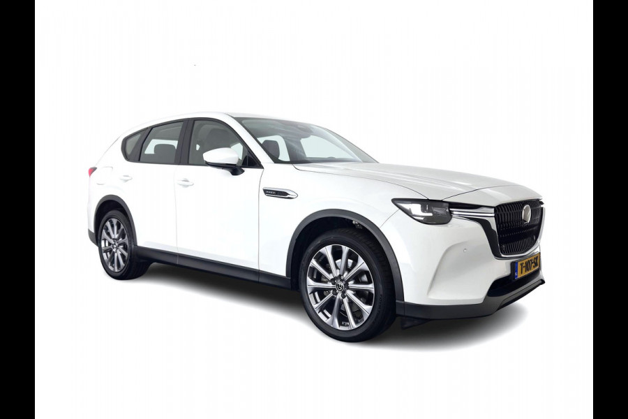 Mazda CX-60 2.5 e-SkyActiv PHEV Exclusive-Line AWD [3-Fase] (Plug-in) (INCL-BTW) Aut. *LEATHER | FULL-LED | BLINDSPOT | HEATED/COOLED-COMFORTSEATS | MEMORY-PACK | DIGI-COCKPIT | KEYLESS | DAB | NAVI-FULLMAP | CAMERA | CARPLAY | SHIFTPADDLES | HEAD-UP | 20"ALU*