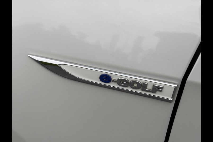 Volkswagen e-Golf e-Golf ✓SOH 85,18 %✓2e Eigenaar✓Carplay✓Navi✓Clima✓Cruise✓Pdc V+A✓136pk✓Lm velgen✓Bj 12-2018✓N.A.P✓Apk tot 10-2027