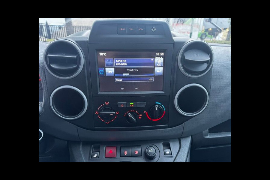 Peugeot Partner 1.6 BlueHDi 100pk Premium Pack Euro6 155.000km Airco,Navigatie,Schuifdeur