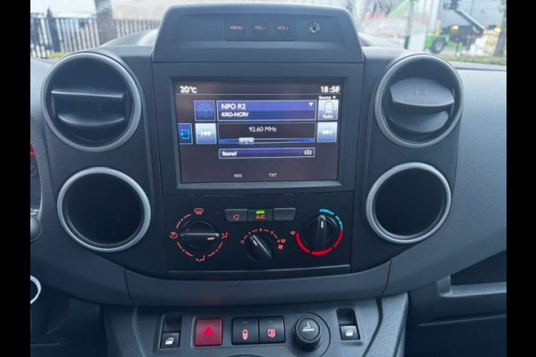 Peugeot Partner 1.6 BlueHDi 100pk Premium Pack Euro6 155.000km Airco,Navigatie,Schuifdeur