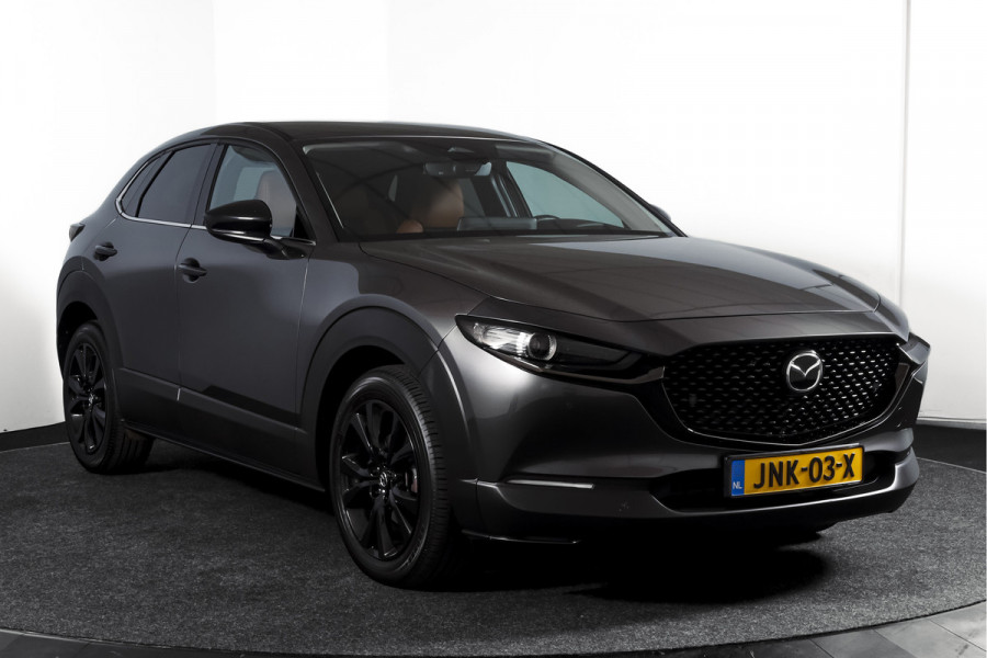 Mazda CX-30 2.0 e-SkyActiv-X 186 PK M Hybrid Nagisa Org. NL. | Adapt. Cruise | Trekhaak | Stoelverw. | PDC | Camera | NAV + App. Connect | ECC | Bose | Elek. Klep | LM 18" |