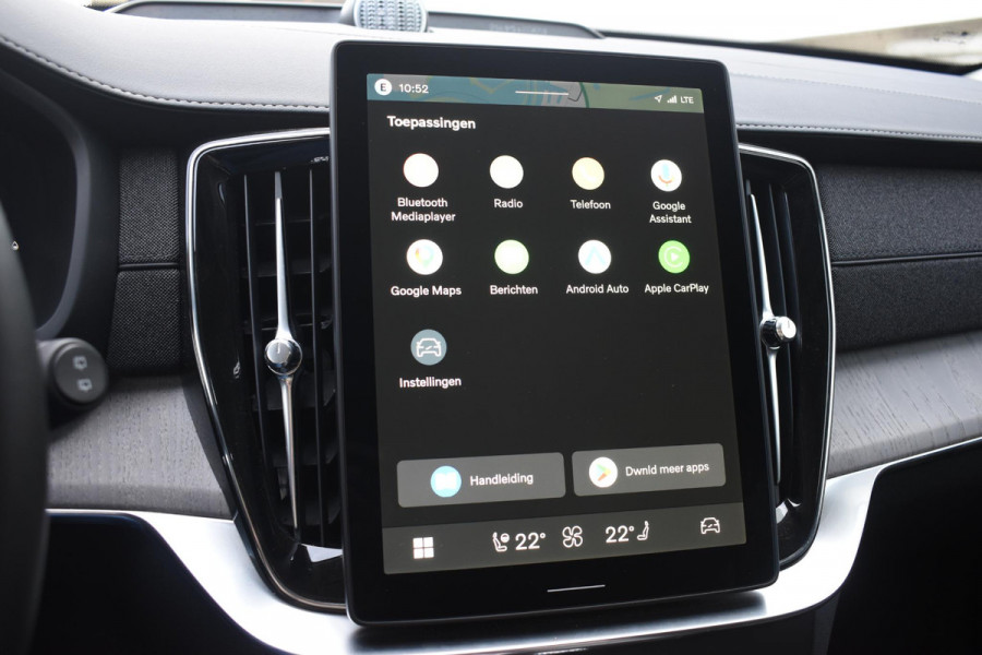 Volvo XC90 T8 455PK Plug-in hybrid AWD Ultra Dark / Bowers & Wilkins / Luchtvering / Head-Up Display / 360 Camera / Massagestoelen / Elektrisch bedienbare stoelen met geheugen / Stoelventilatie / Nappaleder / Elektrisch uitklapbare trekhaak