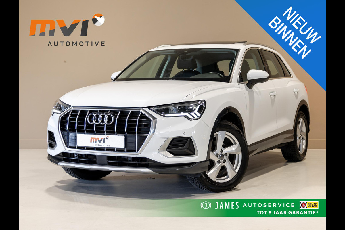 Audi Q3 35 TFSI Advanced / 150pk / Panorama dak / Stoelverwarming / Dodehoek herkenning / Achteruitrij camera /