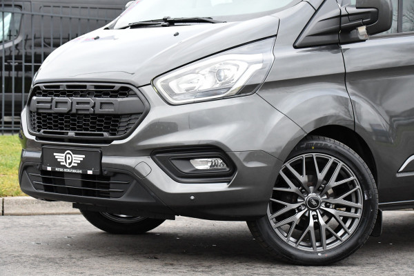 Ford Transit Custom 300 2.0 TDCI L2H1 DC Raptor Edition Limited Camera, Cruise, Carplay, 130pk, Automaat, Sensoren, Multimedia, 2 x Schuifdeur, UNIEK!