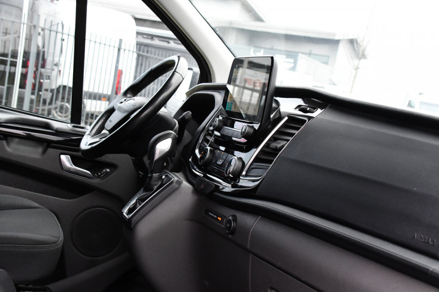 Ford Transit Custom 300 2.0 TDCI L2H1 DC Raptor Edition Limited Camera, Cruise, Carplay, 130pk, Automaat, Sensoren, Multimedia, 2 x Schuifdeur, UNIEK!