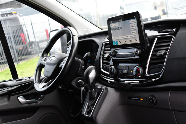 Ford Transit Custom 300 2.0 TDCI L2H1 DC Raptor Edition Limited Camera, Cruise, Carplay, 130pk, Automaat, Sensoren, Multimedia, 2 x Schuifdeur, UNIEK!